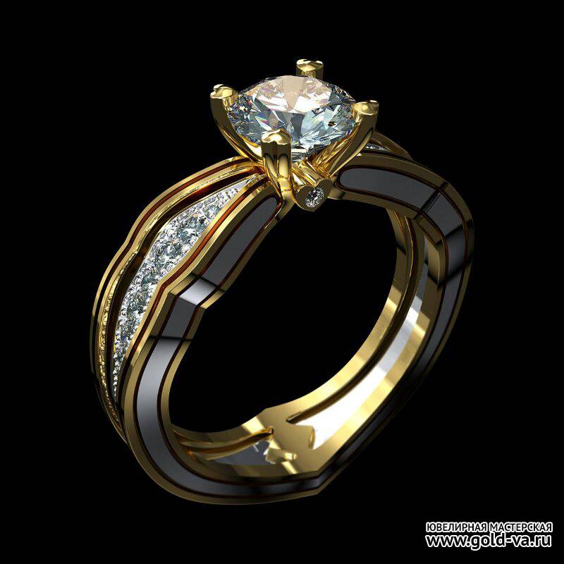 кольцо женское КПК015