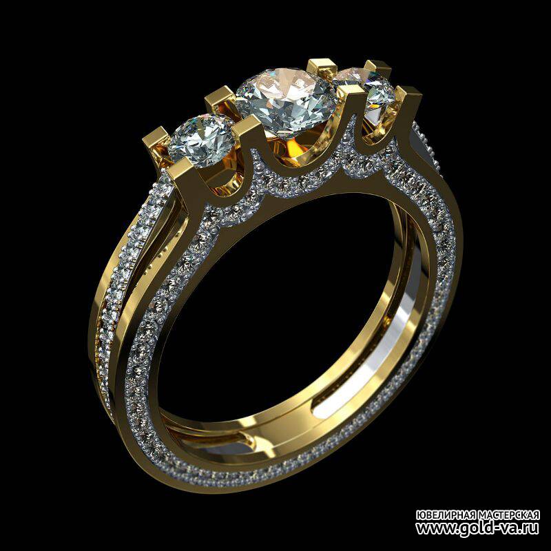 кольцо женское КПК019