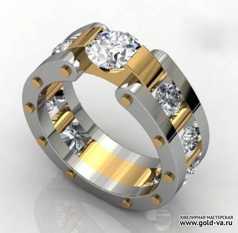 кольцо мужское ККМ042