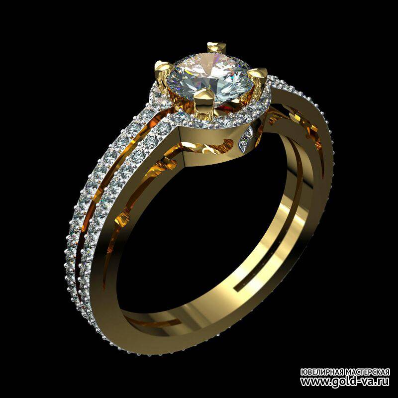 кольцо женское КПК011